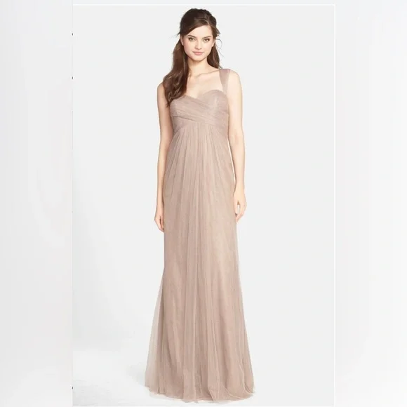Jenny Yoo | Dresses | Jenny Yoo Willow Tulle Gown Maternity Bridesmaid Dress  Mink Altered Size 8 | Poshmark